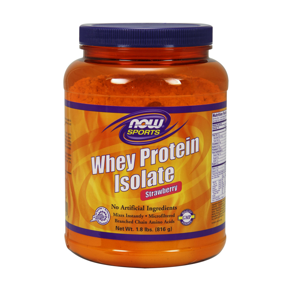 Whey Protein Isolate Strawberry - 1.8 lbs.