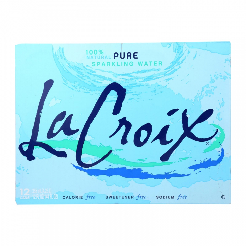 Lacroix Natural Sparkling Water - 2개 묶음상품 - 12 Fl oz.