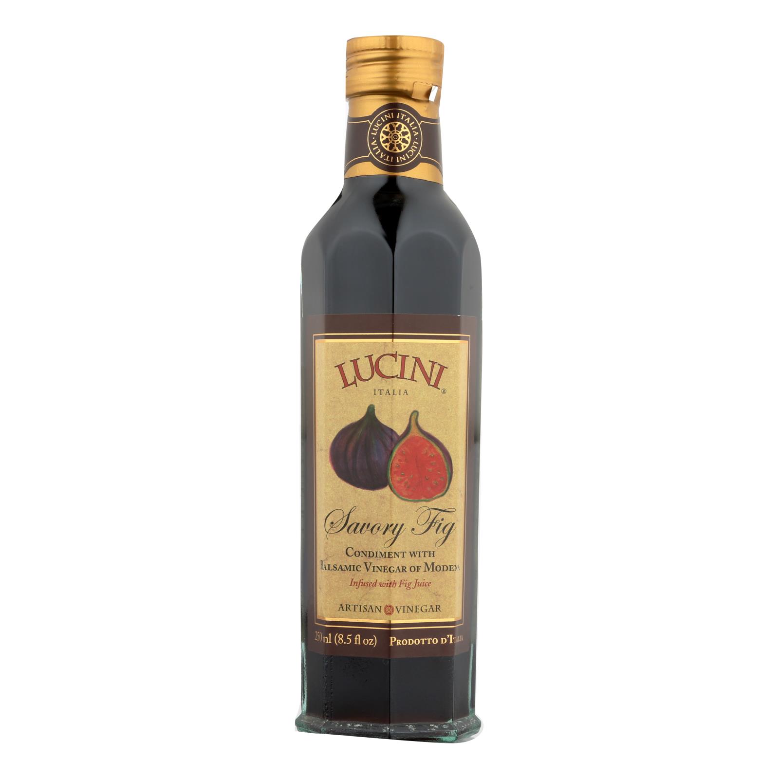 Lucini Italia Savory Fig Balsamic Artisan Vinegar - 6개 묶음상품 - 8.5 Fl oz.
