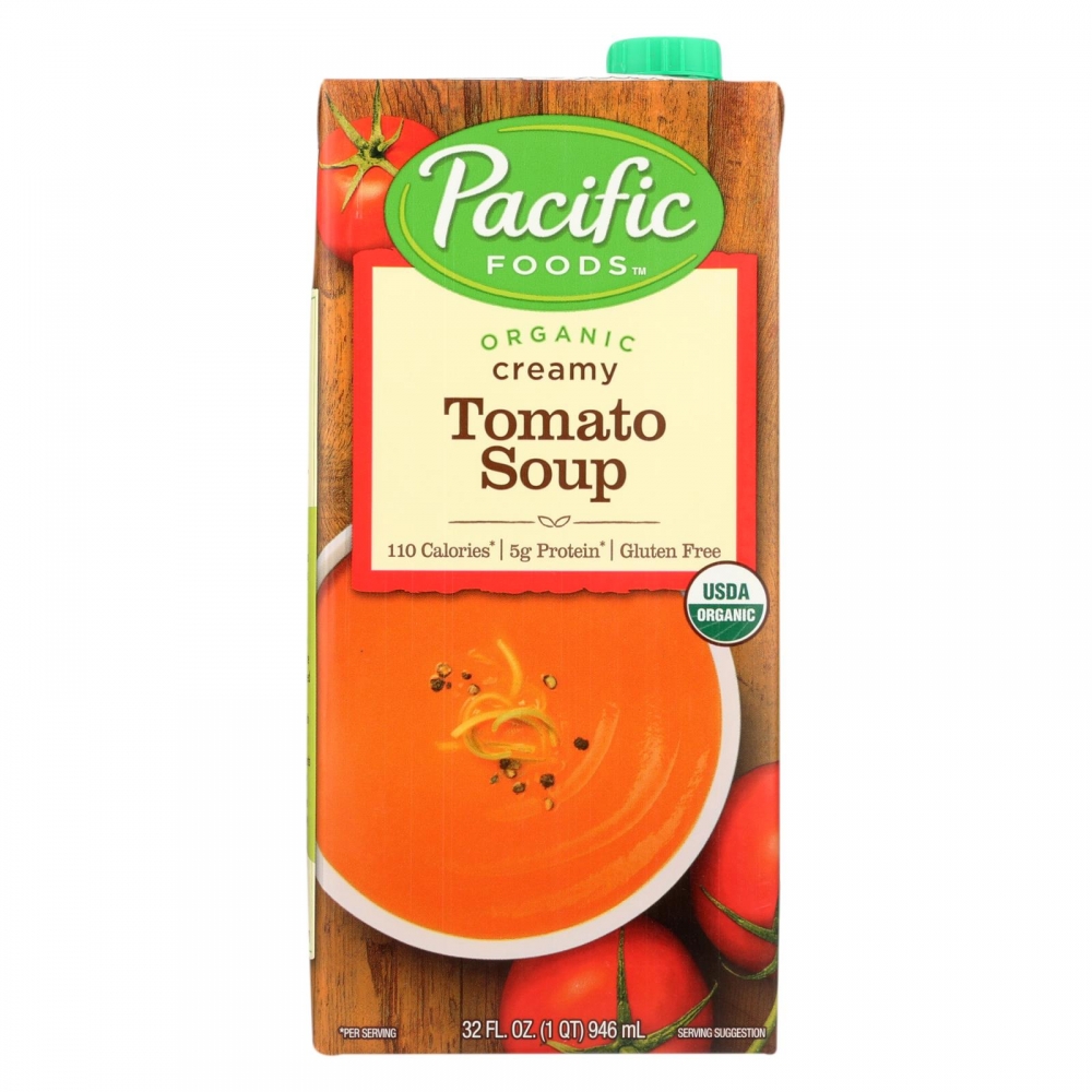 Pacific Natural Foods Tomato Soup - Creamy - 12개 묶음상품 - 32 Fl oz.