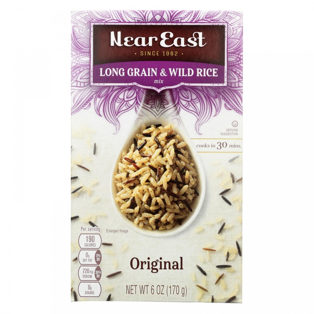 Near East Rice Pilaf Mix - Long Grain and Wild Rice - 12개 묶음상품 - 6 oz.
