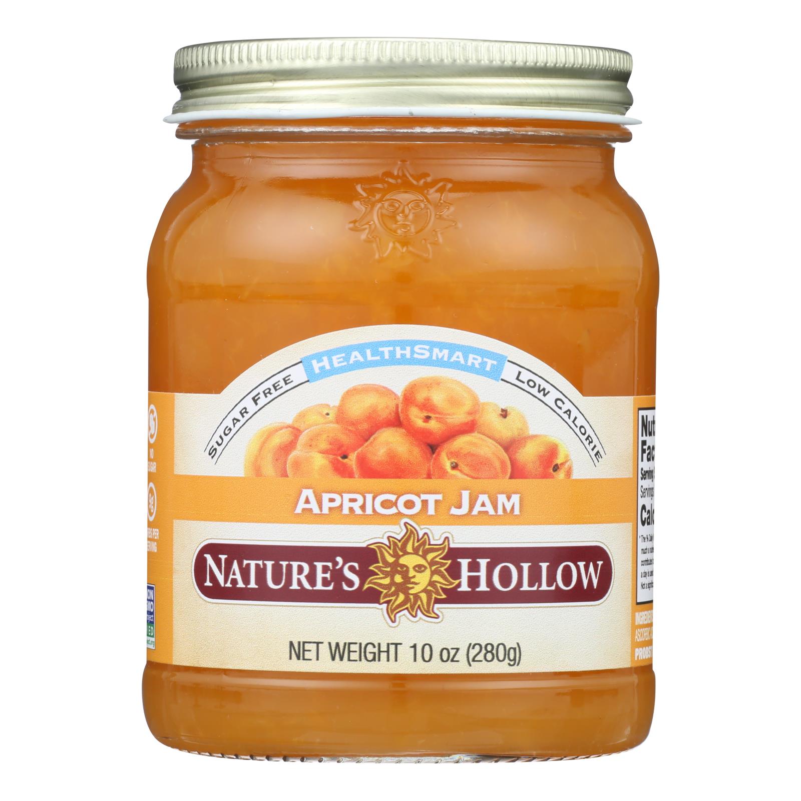 Nature's Hollow Sugar-Free Apricot Preserves - 6개 묶음상품 - 10 OZ