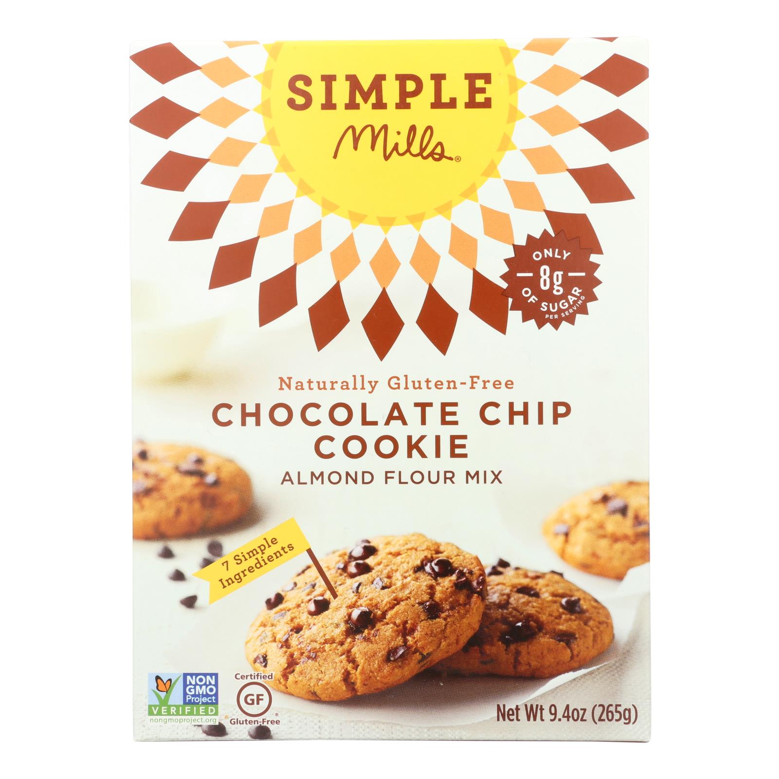 Simple Mills Almond Flour Chocolate Chip Cookie Mix - 6개 묶음상품 - 8.4 oz.