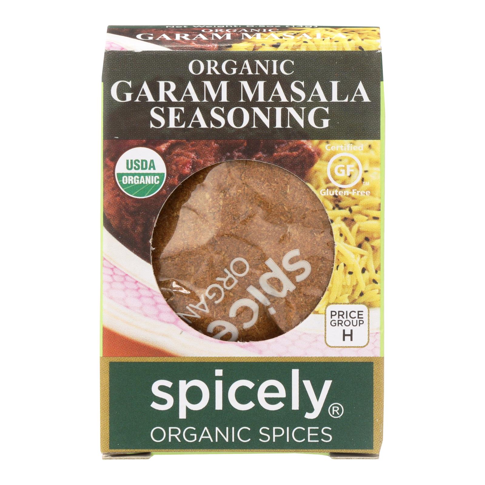Spicely Organics - Organic Garam Masala Seasoning - 6개 묶음상품 - 0.5 oz.