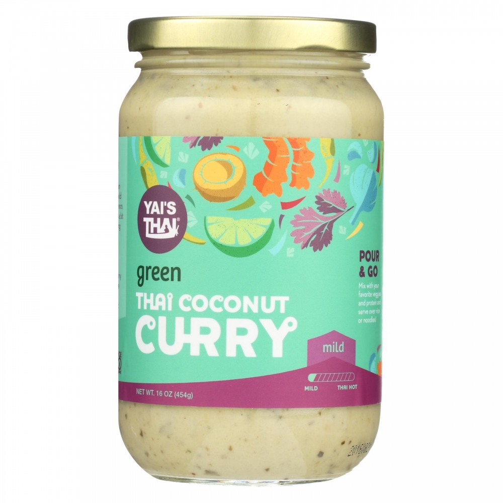 Yai's Thai Thai Coconut Curry - Green - 6개 묶음상품 - 16 oz