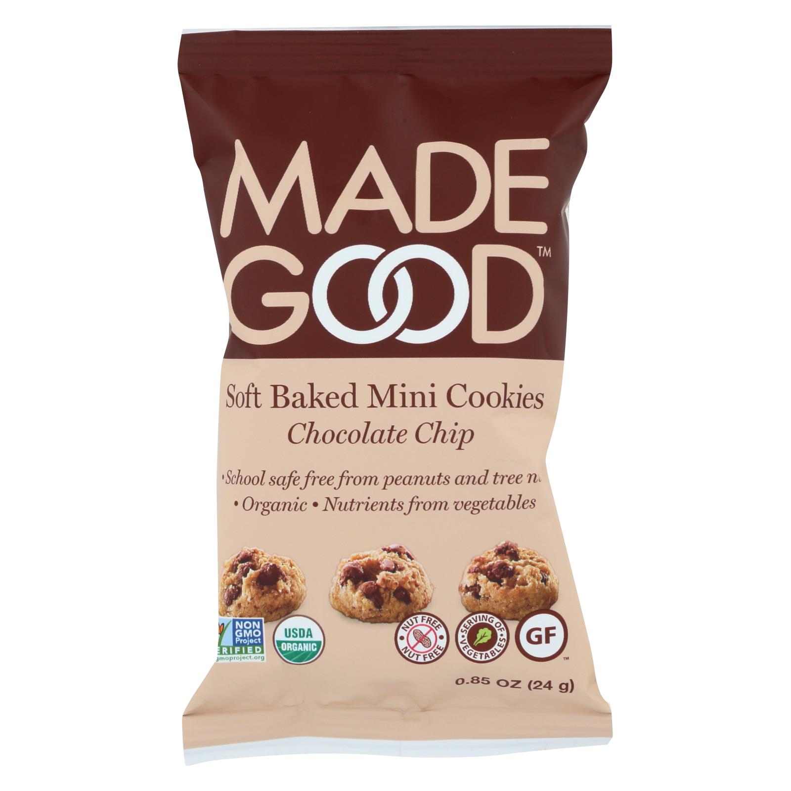 Made Good - Cookies - Soft Chocolate Chip - 6개 묶음상품 - 4.25 oz.