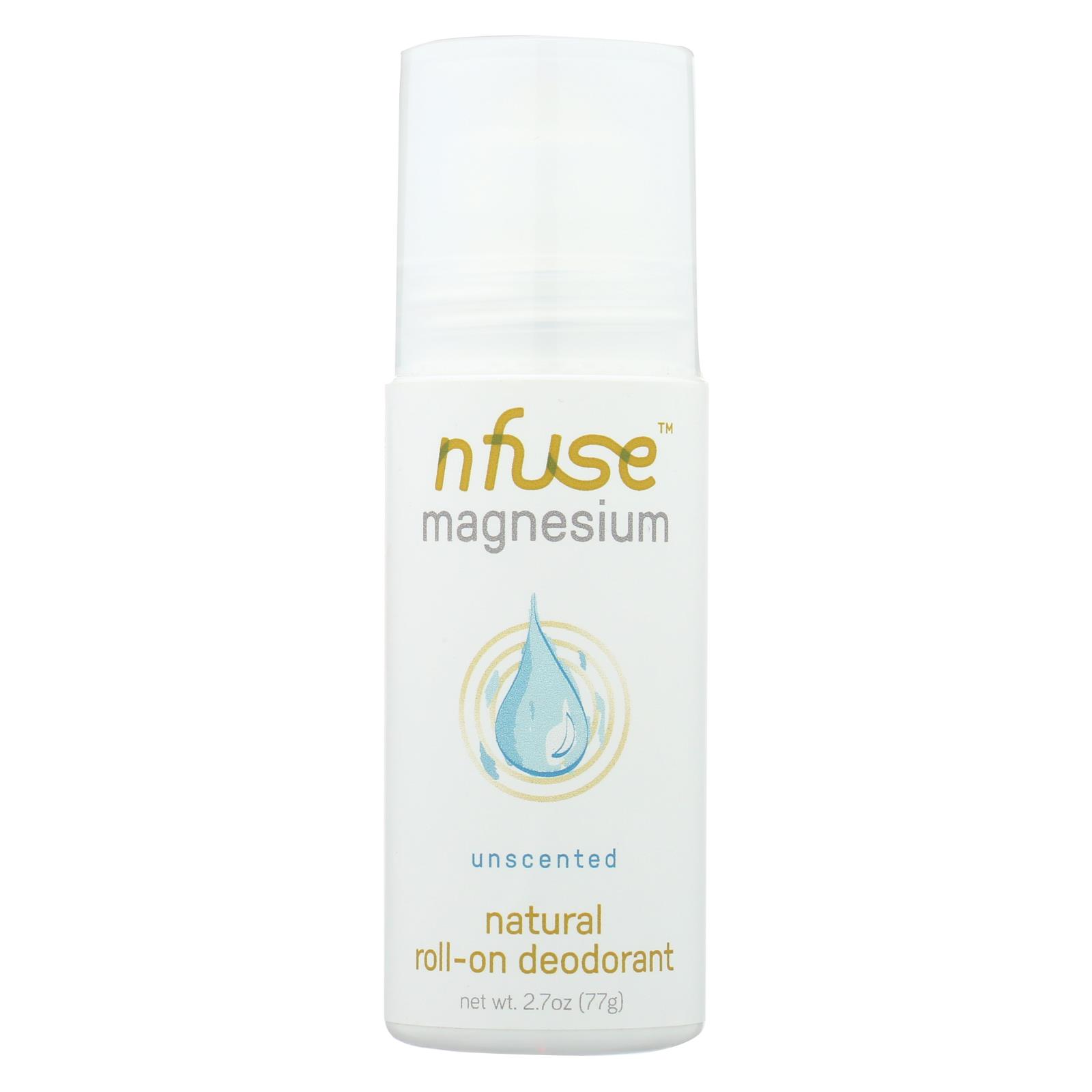 Nfuse - Deodorant Unscnt Natural Magnesium - 6개 묶음상품 - 2.7 OZ