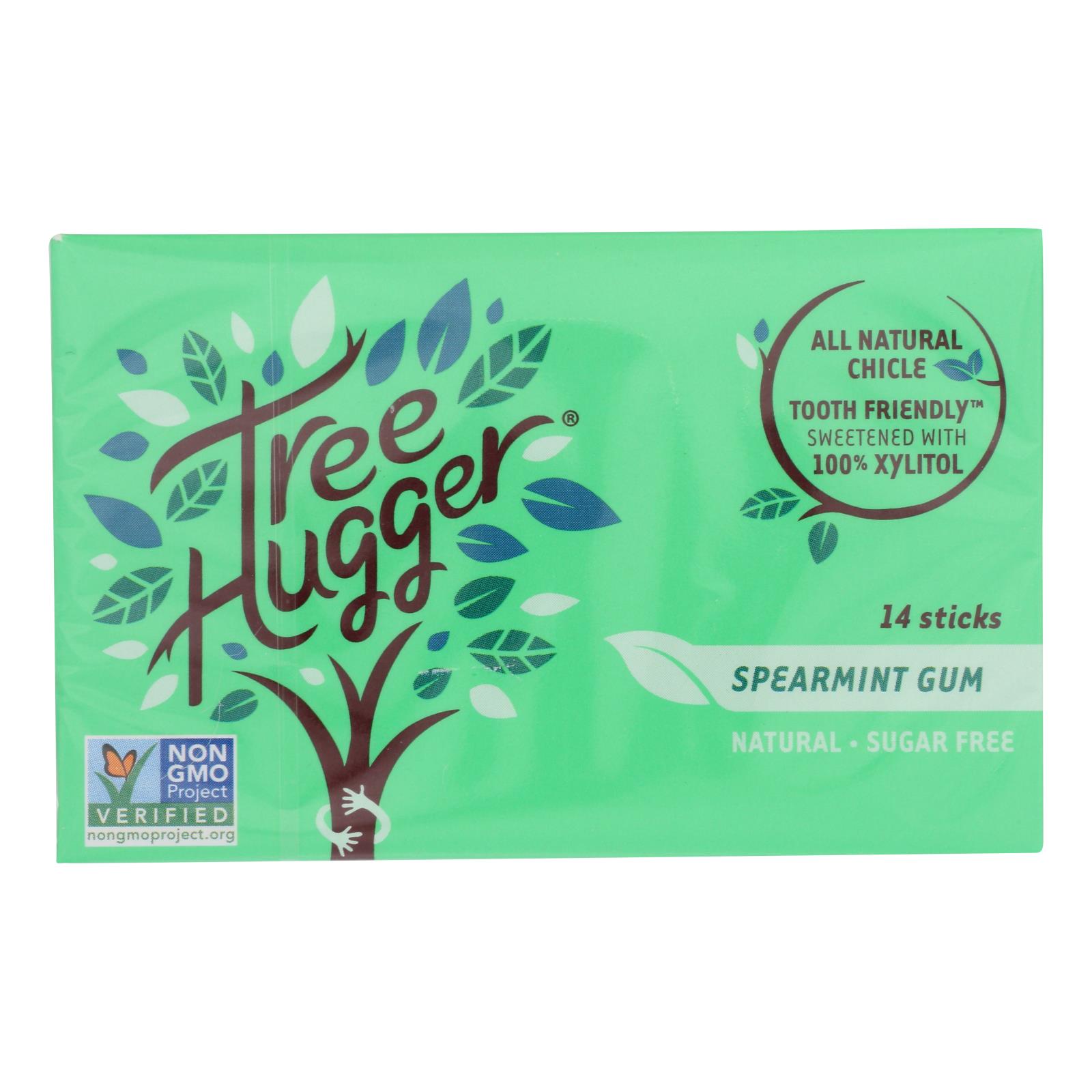 Tree Hugger - Gum Spearmint Xylitol - 12개 묶음상품 - 14 CT
