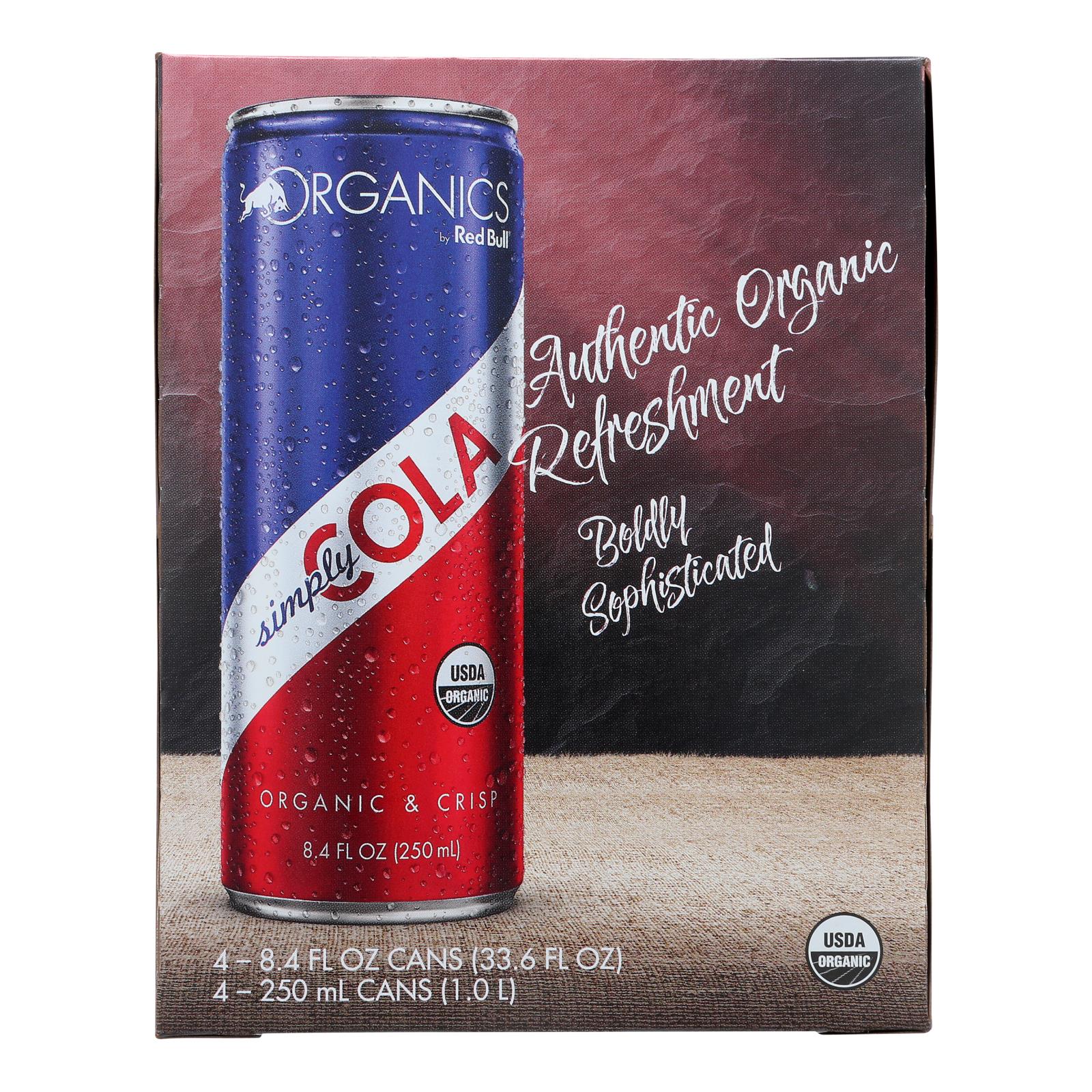 Organics By Red Bull - Bev Smply Cola - 6개 묶음상품 - 4/8.4 FZ