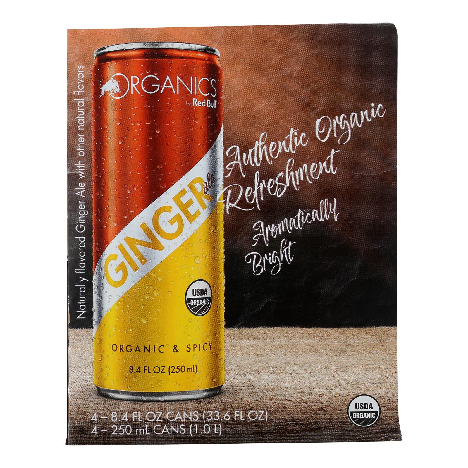 Organics By Red Bull - Bev Ginger Ale - Case of 6 - 4/8.4 FZ