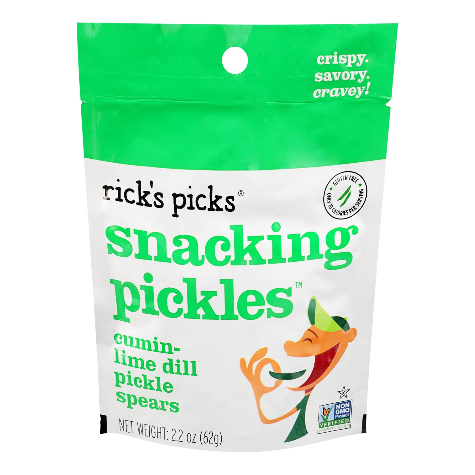 Rick's Picks - Pickle Spears Cumin-lime - 12개 묶음상품 - 2.2 OZ