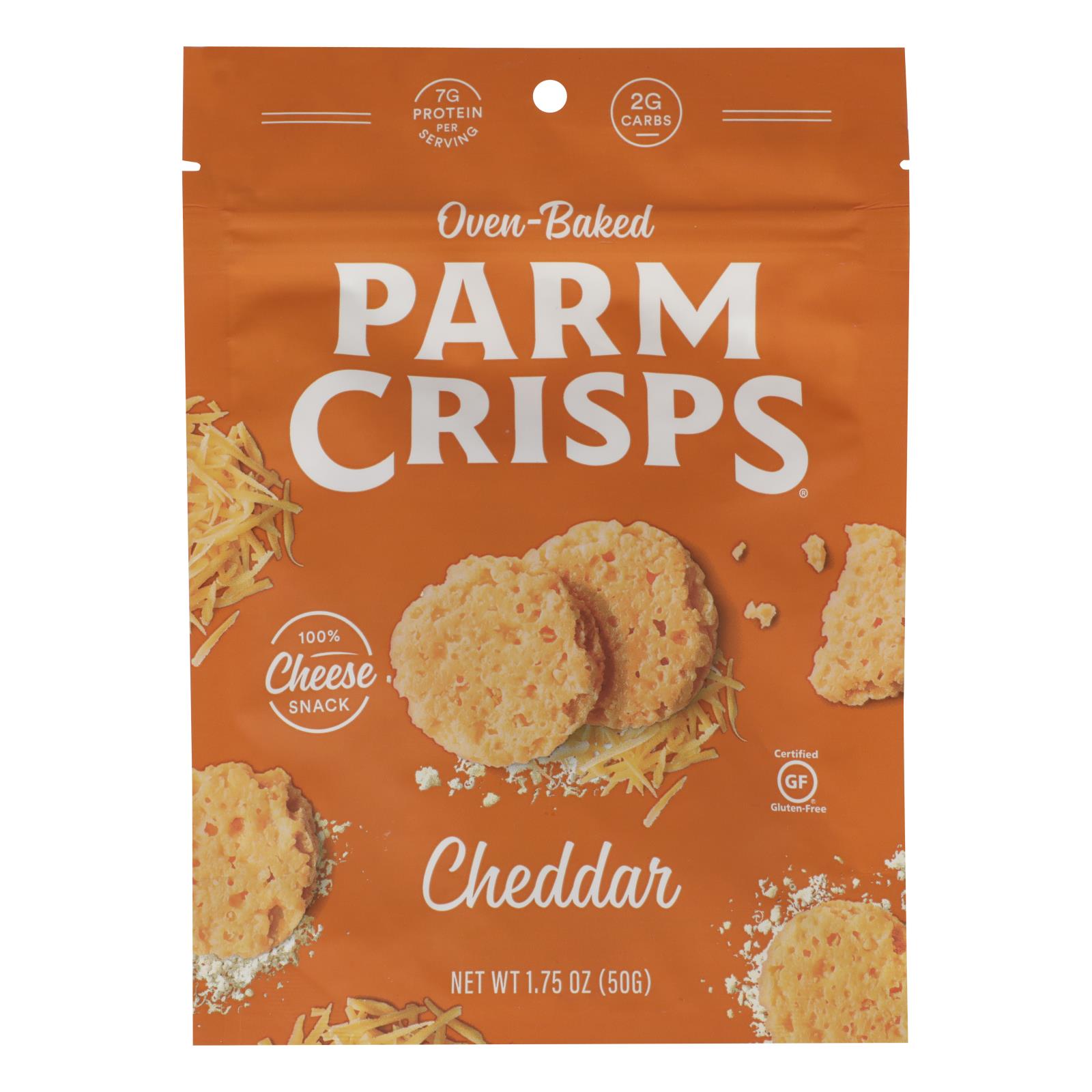 Parm Crisps - Parm Crisps Cheddar - 12개 묶음상품 - 1.75 OZ