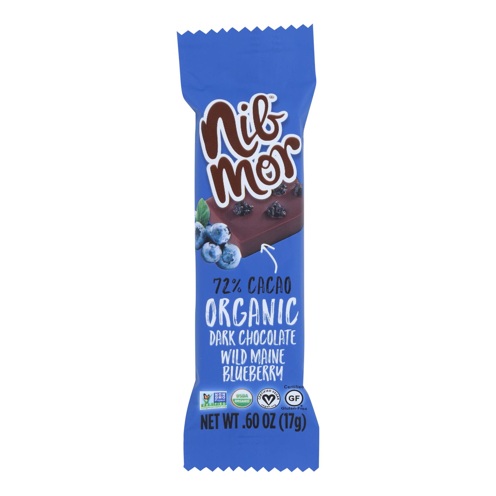 Nibmor - Chocolate Daily Dose Blueberry - Case of 45 - .6 OZ