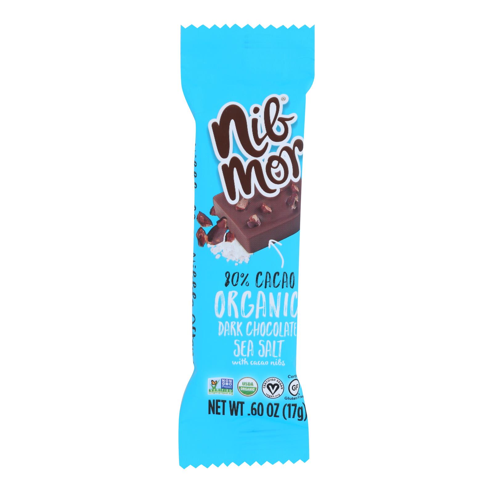 Nibmor - Chocolate Daily Dose Sea Salt - Case of 45 - .6 OZ