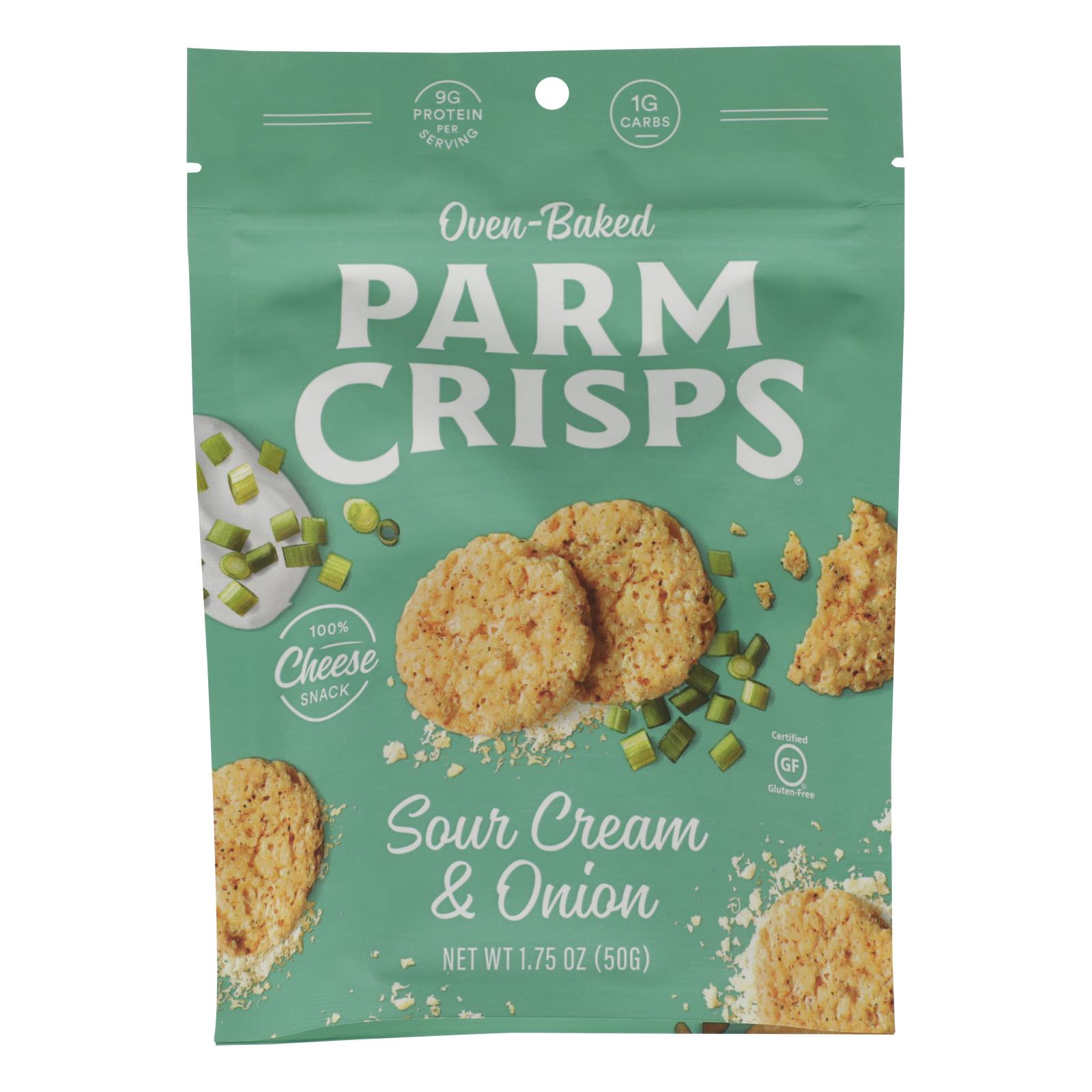 Parm Crisps - Parm Crisp Sr Cream & Onion - 12개 묶음상품 - 1.75 OZ