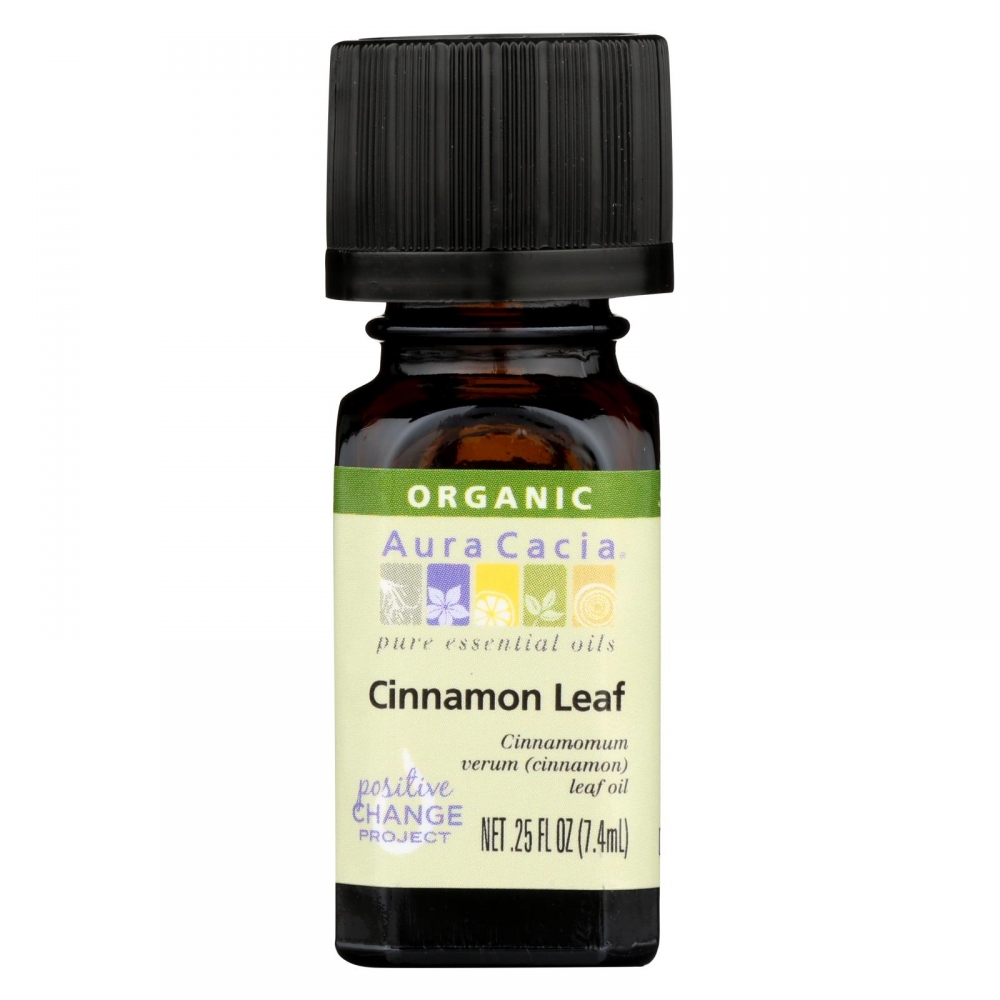 Aura Cacia - Organic Cinnamon Leaf - .25 oz