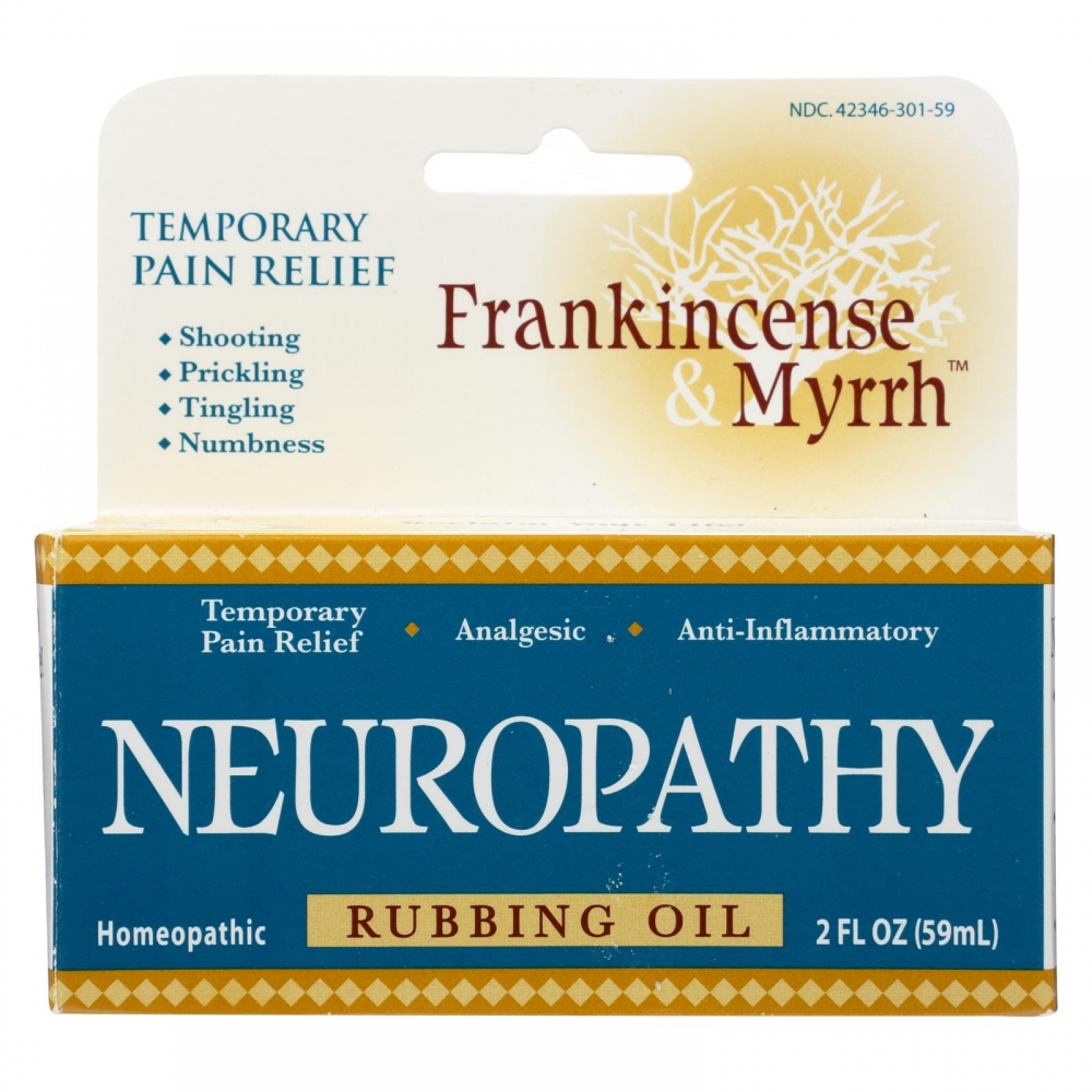 Frankincense and Myrrh Neuropathy Rubbing Oil - 2 fl oz