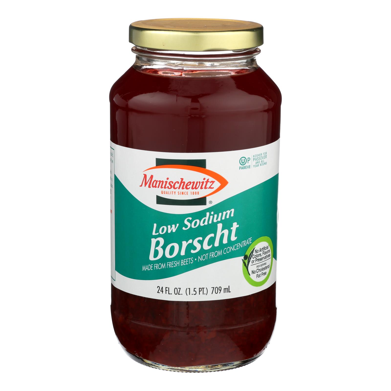 Manischewitz Low Sodium Borscht - 12개 묶음상품 - 24 FZ