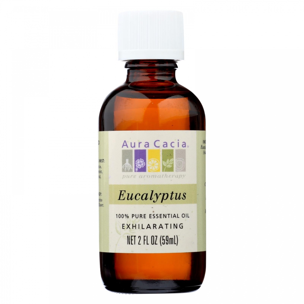 Aura Cacia - Essential Oil Eucalyptus Pure - 2 fl oz