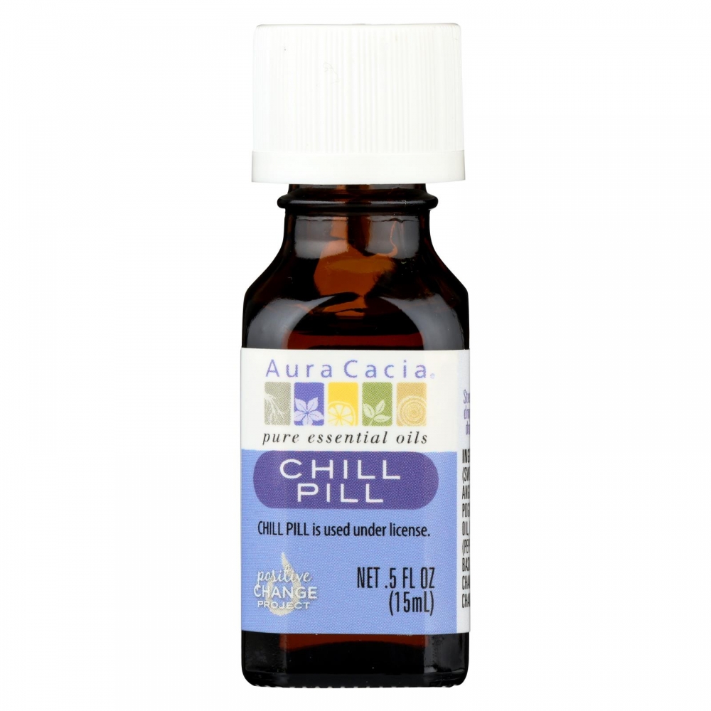 Aura Cacia - Essential Solutions Chill Pill - 0.05 fl oz