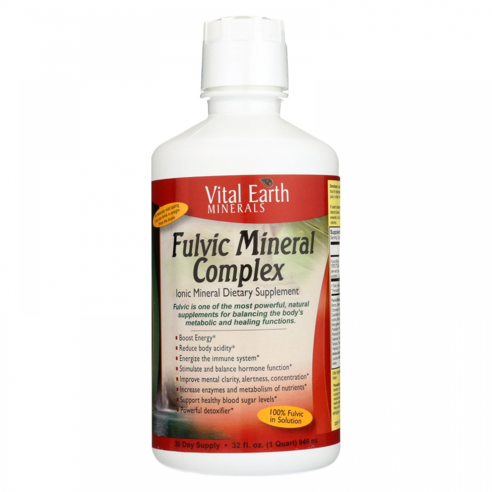 Vital Earth Minerals Fulvic Mineral Complex - 32 fl oz