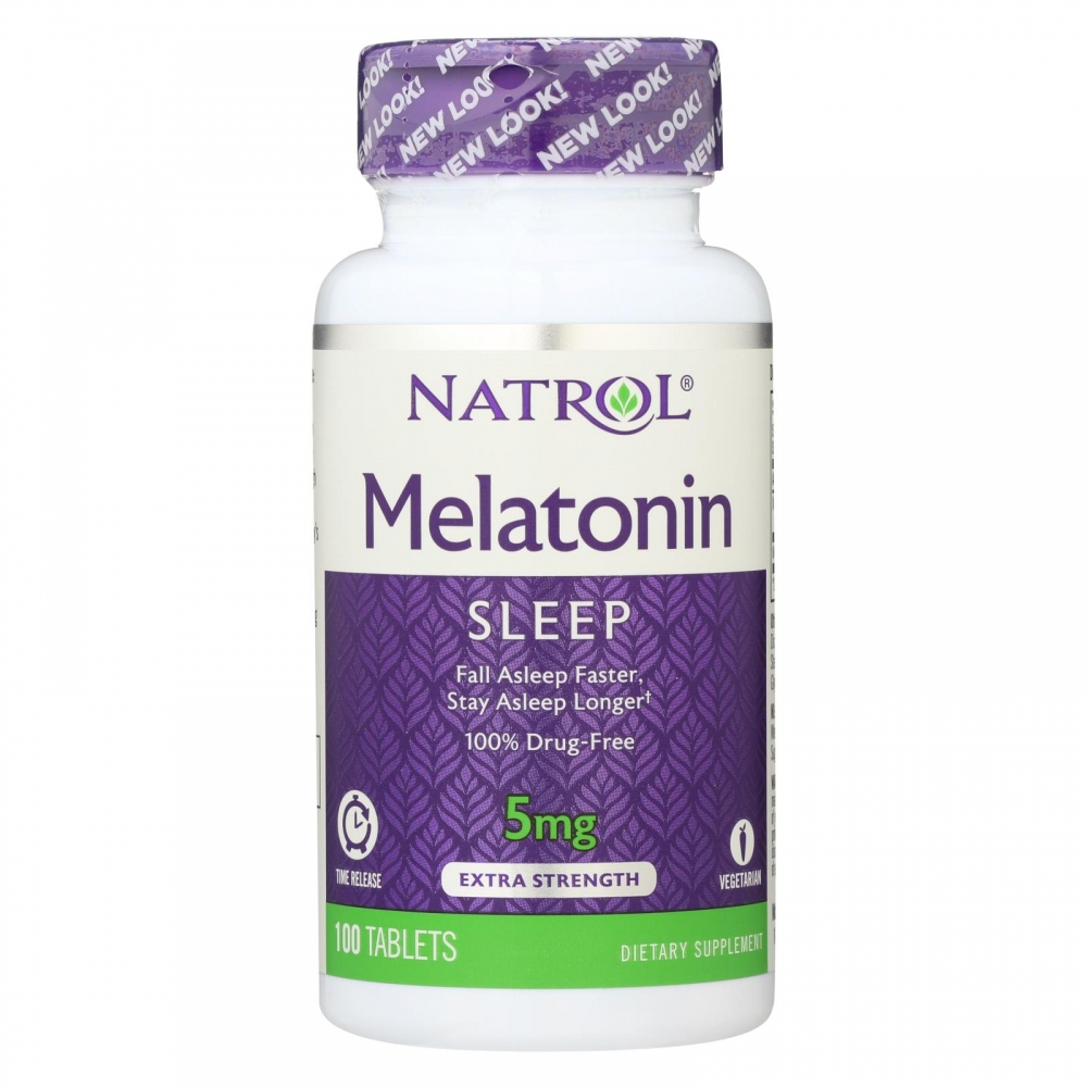 Natrol Melatonin Time Release - 5 mg - 100 Tablets