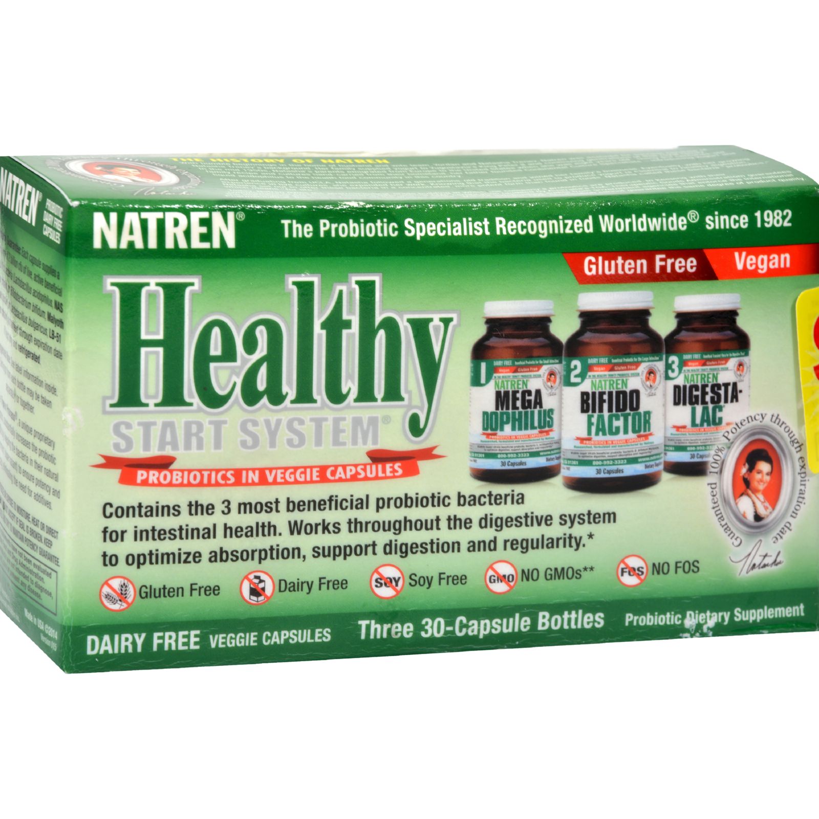 Natren - Healthy Start Kt Dairy Fr - 1 Each - 3/30 CAP