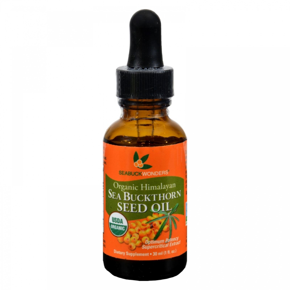 Seabuck Wonders Organic Himalayan SeaBuckthorn Seed Oil - 1 fl oz