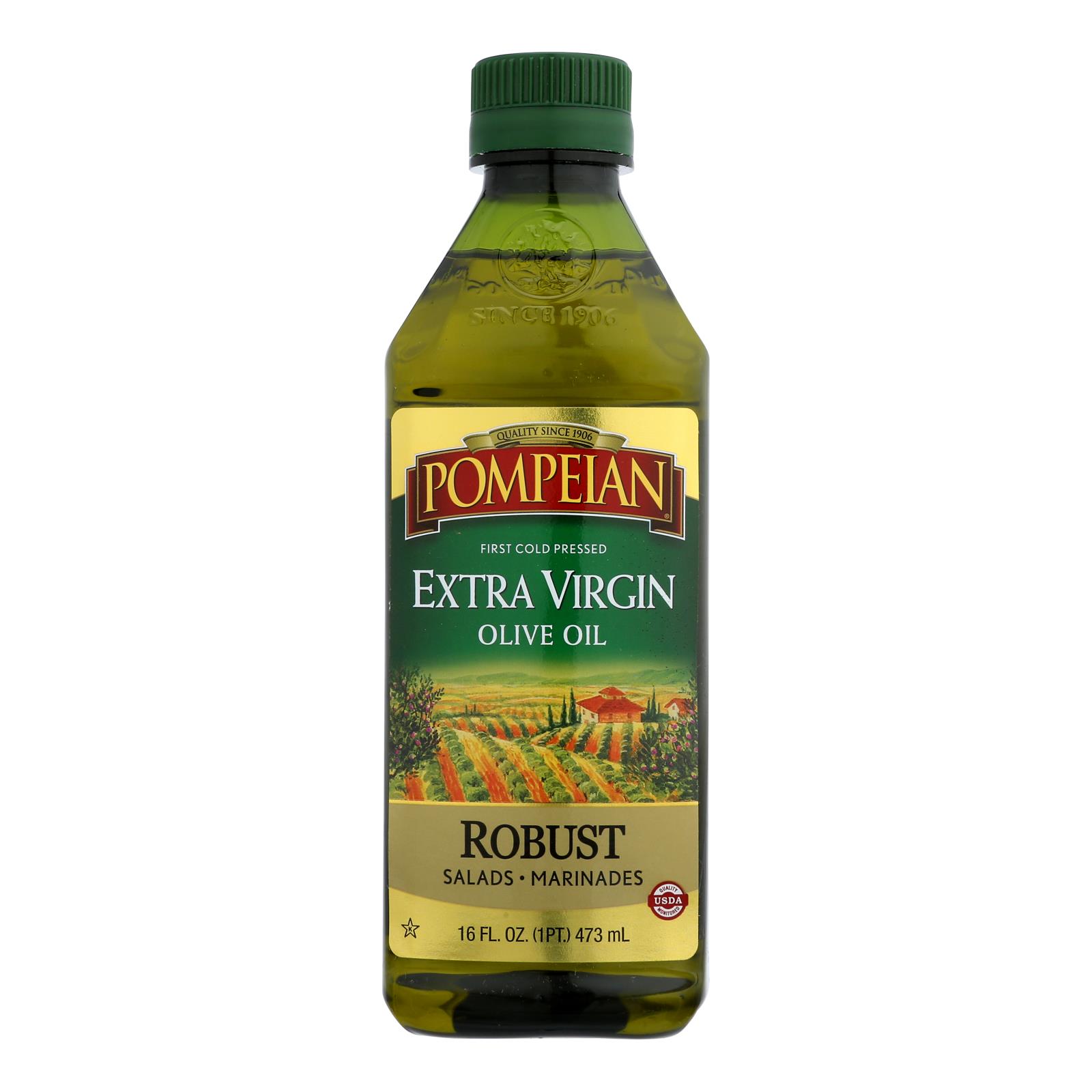 Pompeian Imported Extra Virgin Olive Oil - 12개 묶음상품 - 16 FZ