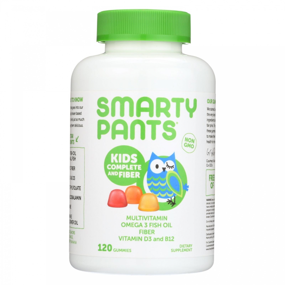 SmartyPants Multivitamin - Kids Complete and Fiber Gummy - 120 count