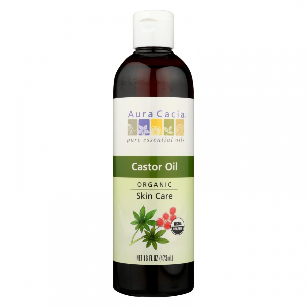 Aura Cacia - Skin Care Oil - Organic Castor Oil - 16 fl oz