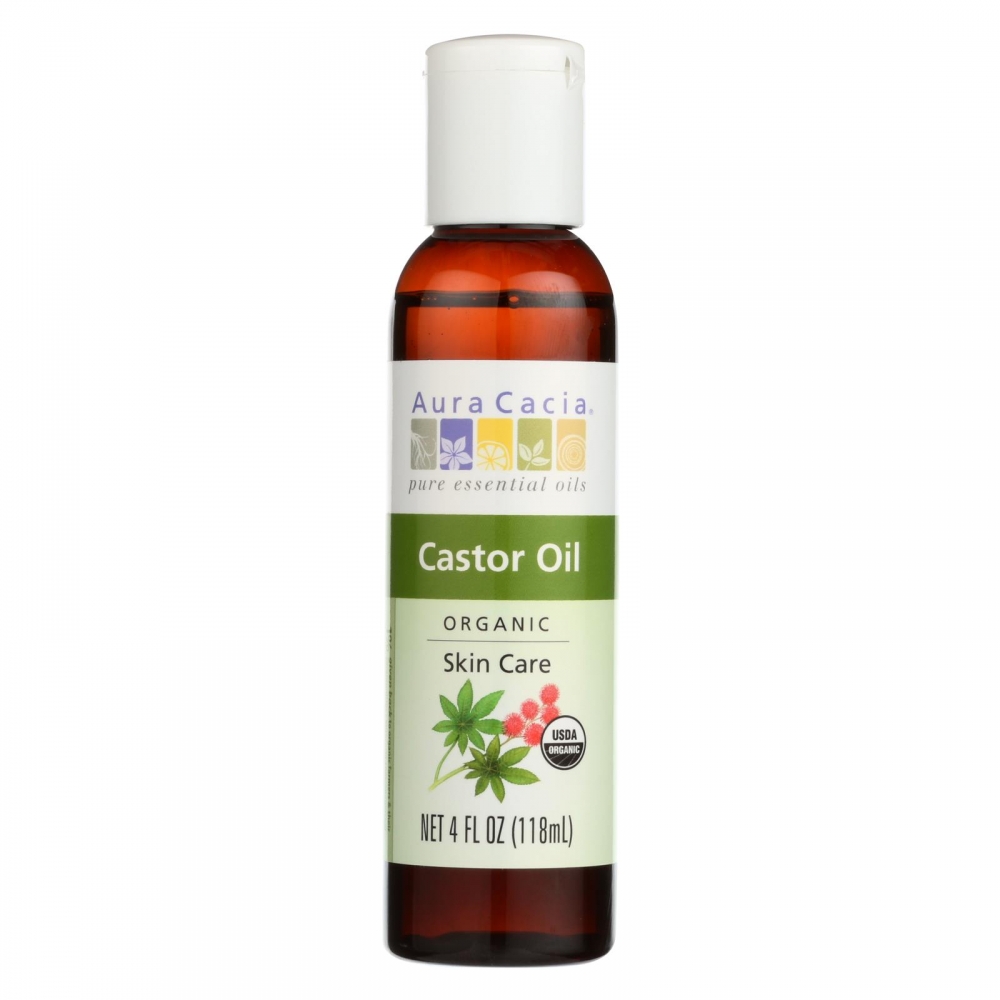 Aura Cacia - Skin Care Oil - Organic Castor Oil - 4 fl oz