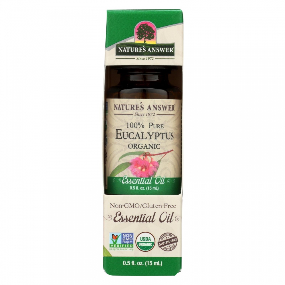 Nature's Answer - Organic Essential Oil - Eucalyptus - 0.5 oz.