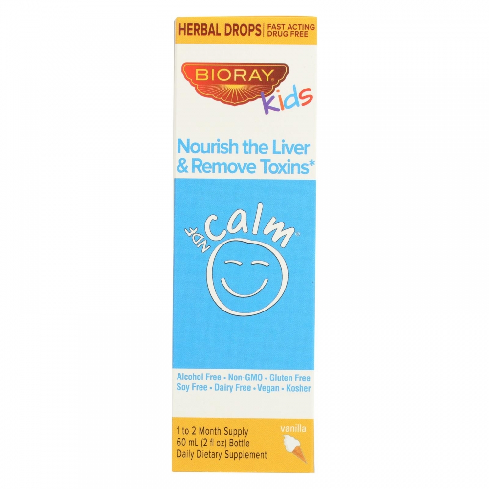 Bioray Kids NDF - Calm - Drops - Vanilla - 2 oz