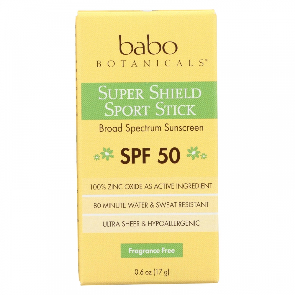 Babo Botanicals - Sunscreen - Fragrance Free - 1 Each - .6 fl oz.