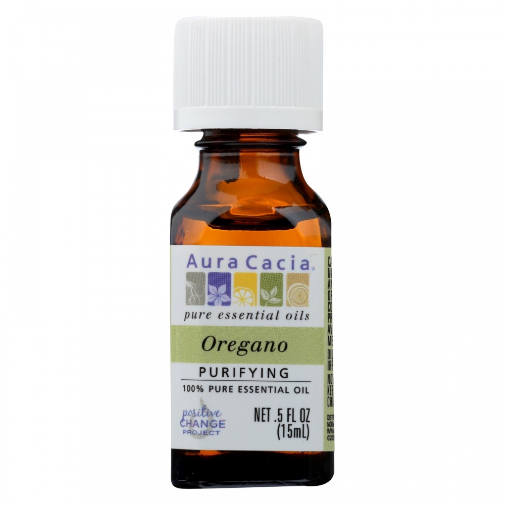 Aura Cacia - Essential Oil - Oregano - 0.5 FL oz.