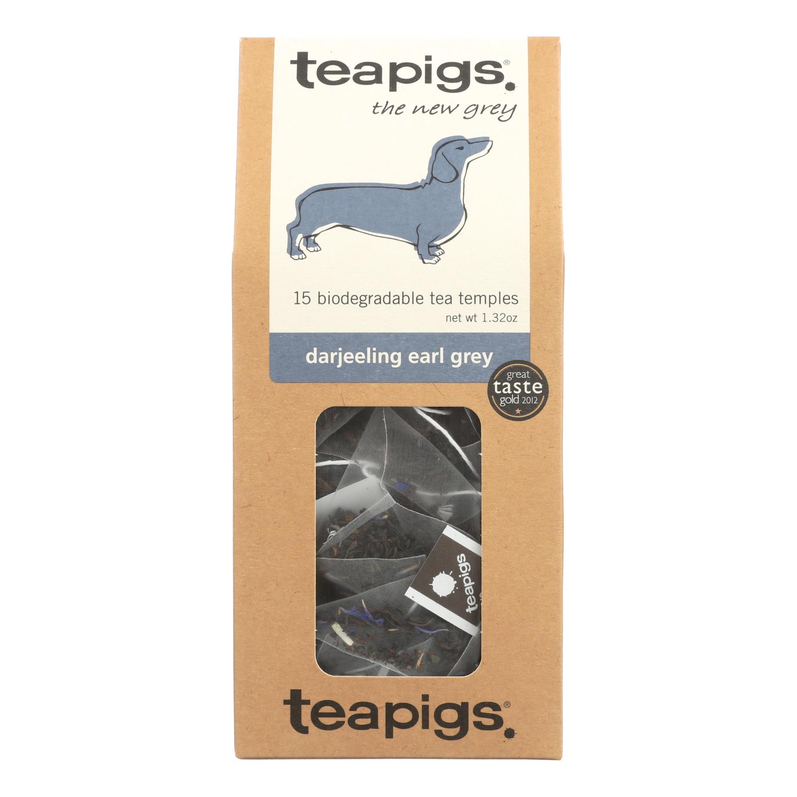 Teapigs Darjeeling Earl Grey The New Grey Tea - 6개 묶음상품 - 15 CT