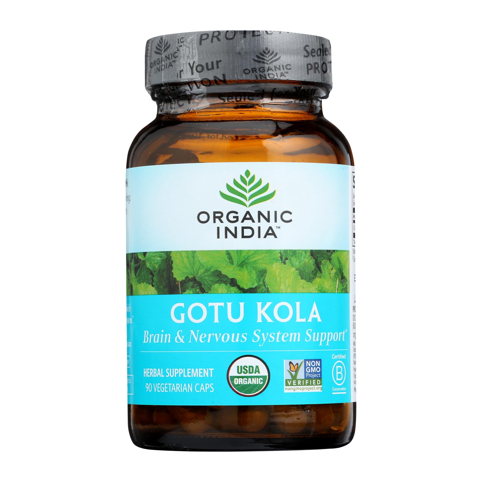 Organic India Tulsi Wellness Supplements, Gotu Kola - 1 Each - 90 VCAP