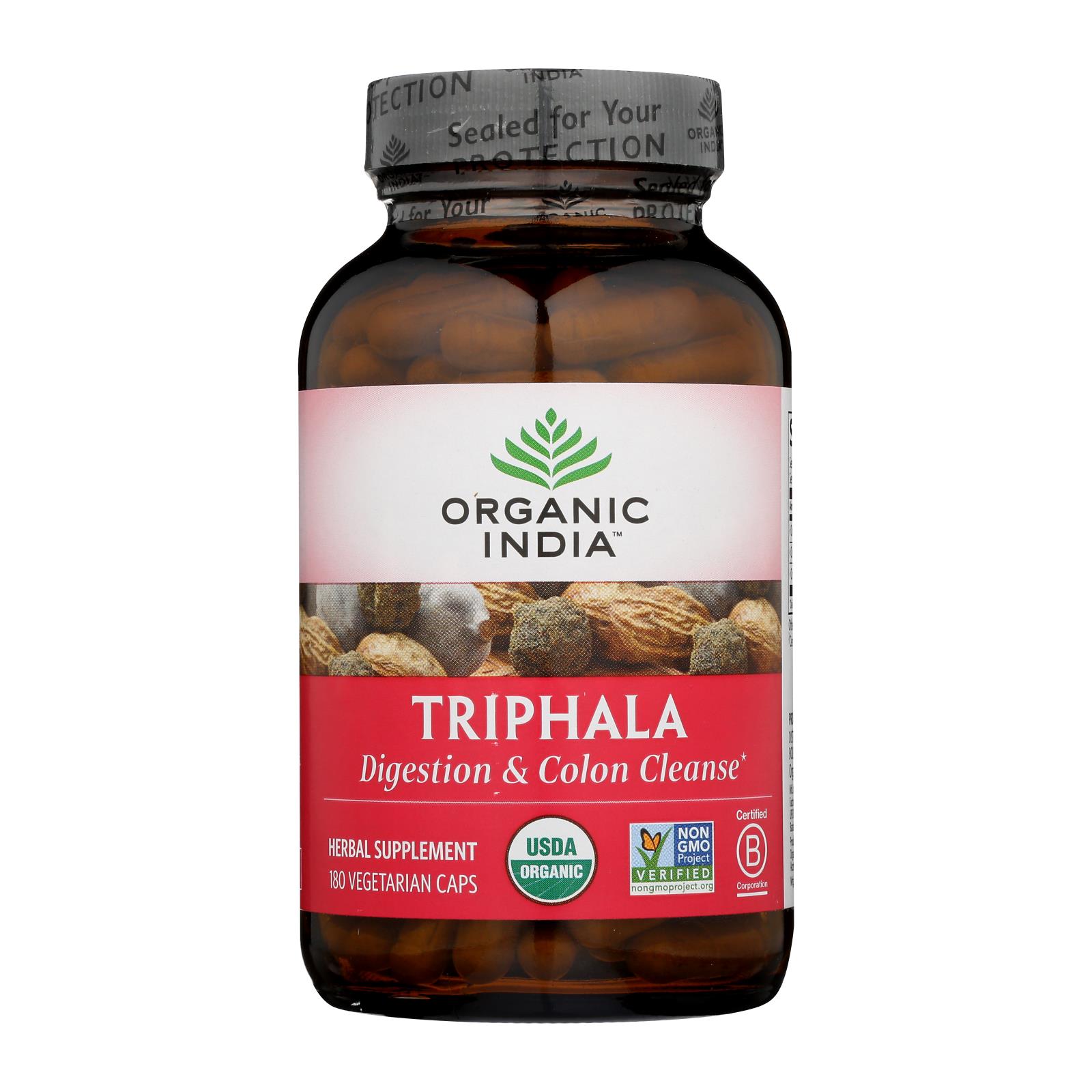 Organic India Triphala, Digestion & Colon Cleanse - 1 Each - 180 VCAP