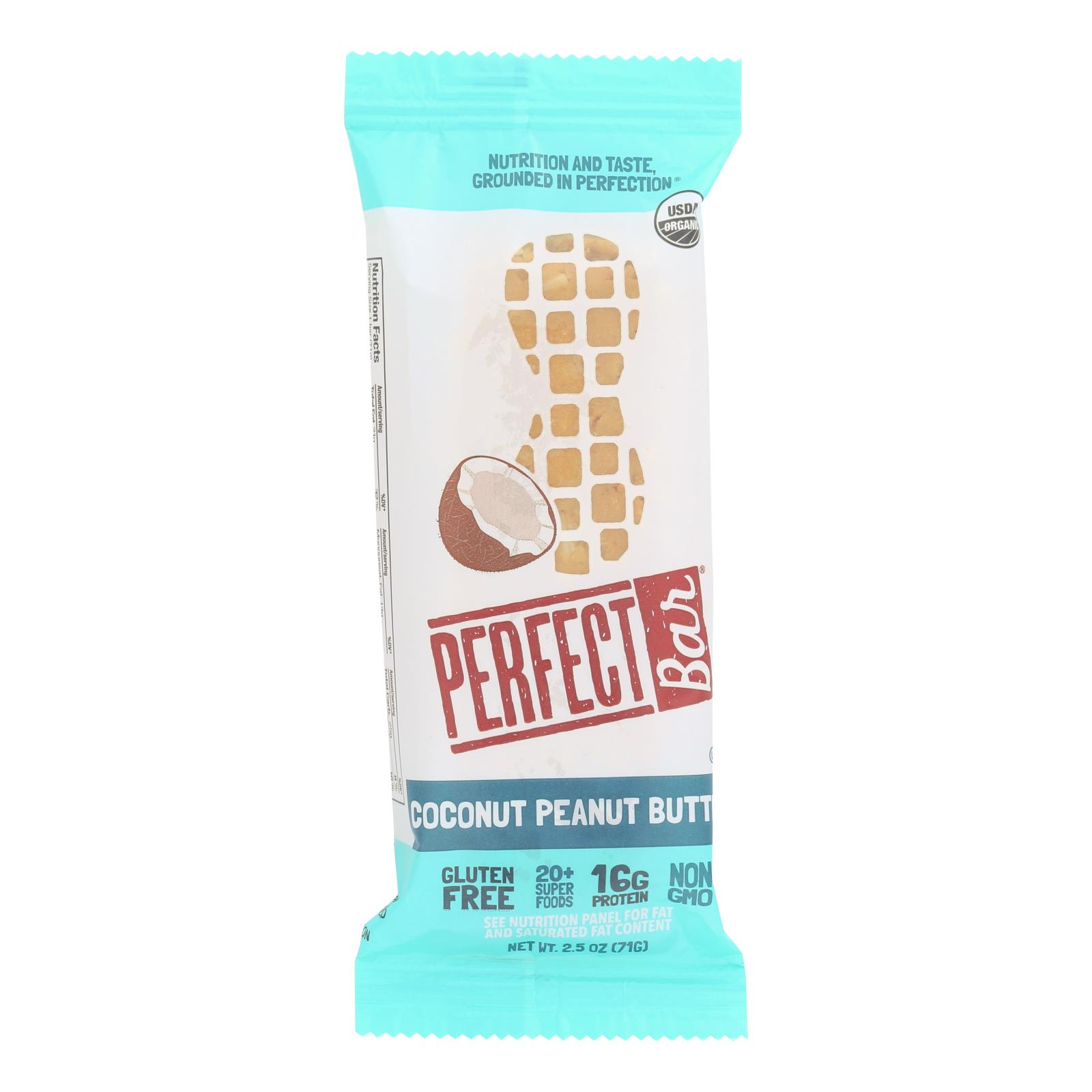 Perfect Bar Coconut Peanut Butter Bar - 8개 묶음상품 - 2.5 OZ