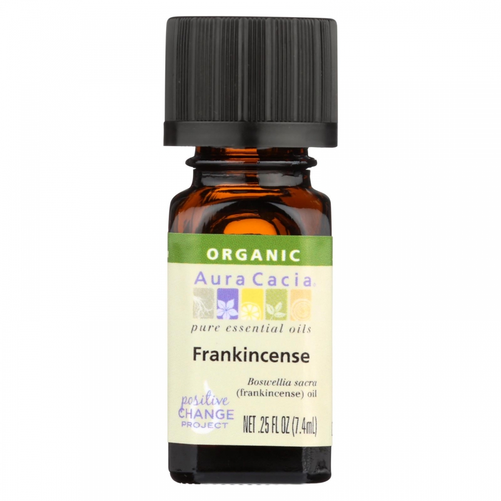 Aura Cacia - Organic Essential Oil - Frankincense - .25 fl oz