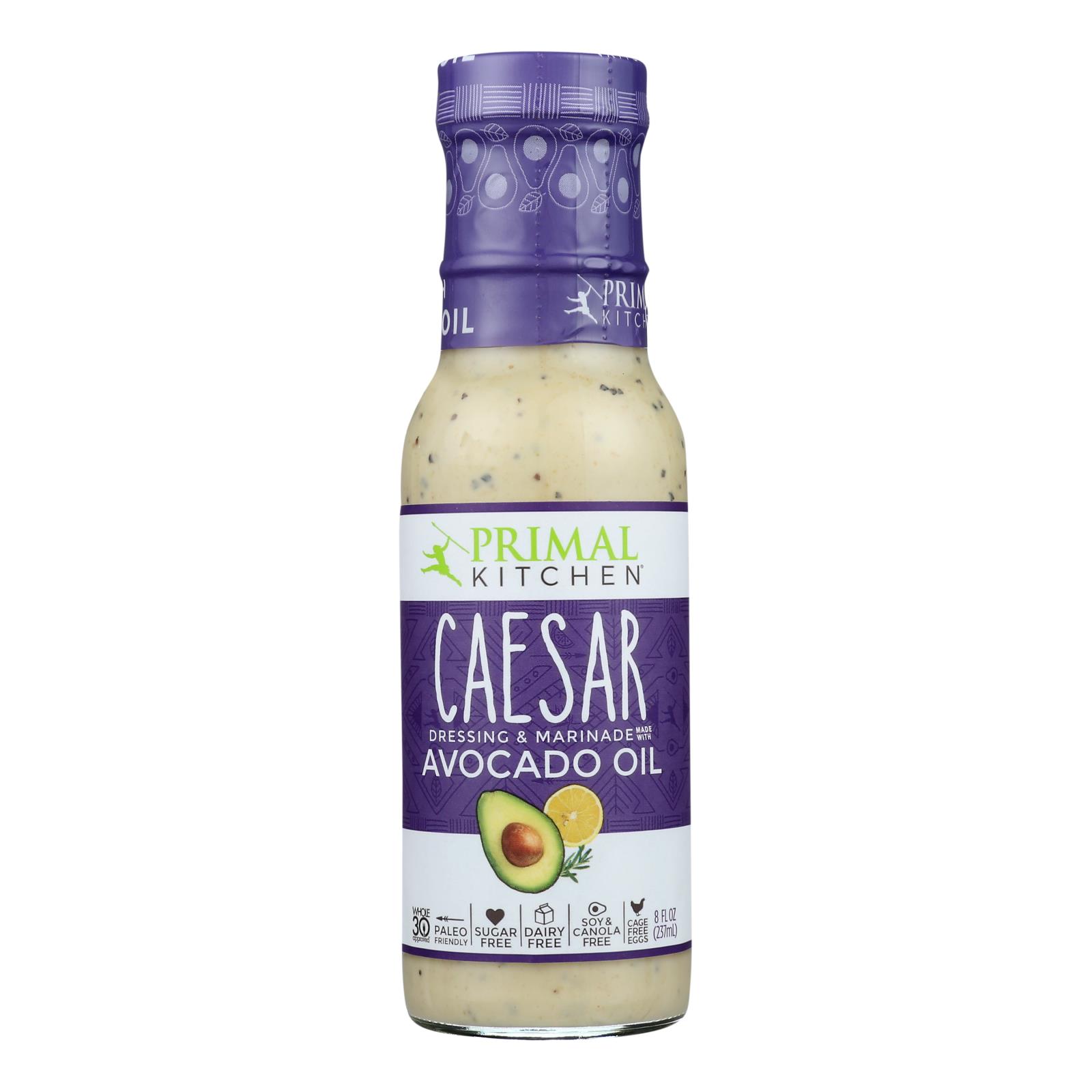 Primal Kitchen Dressing & Marinade Caesar Dressing - Case of 6 - 8 FZ