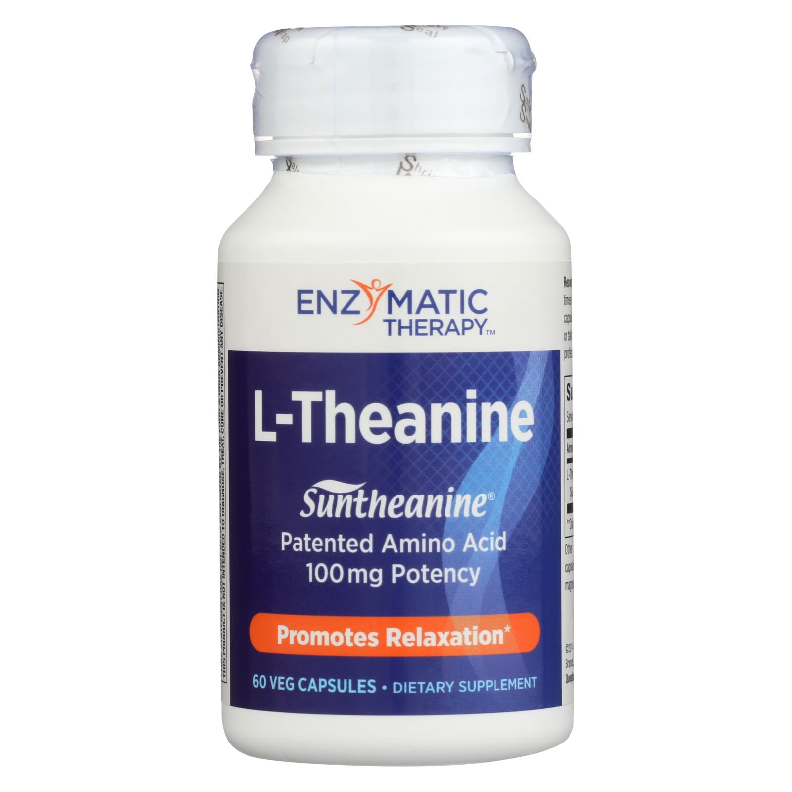 Enzymatic Therapy L-Theanine Anxiety/Stress/Mood Capsules - 1 Each - 60 VCAP