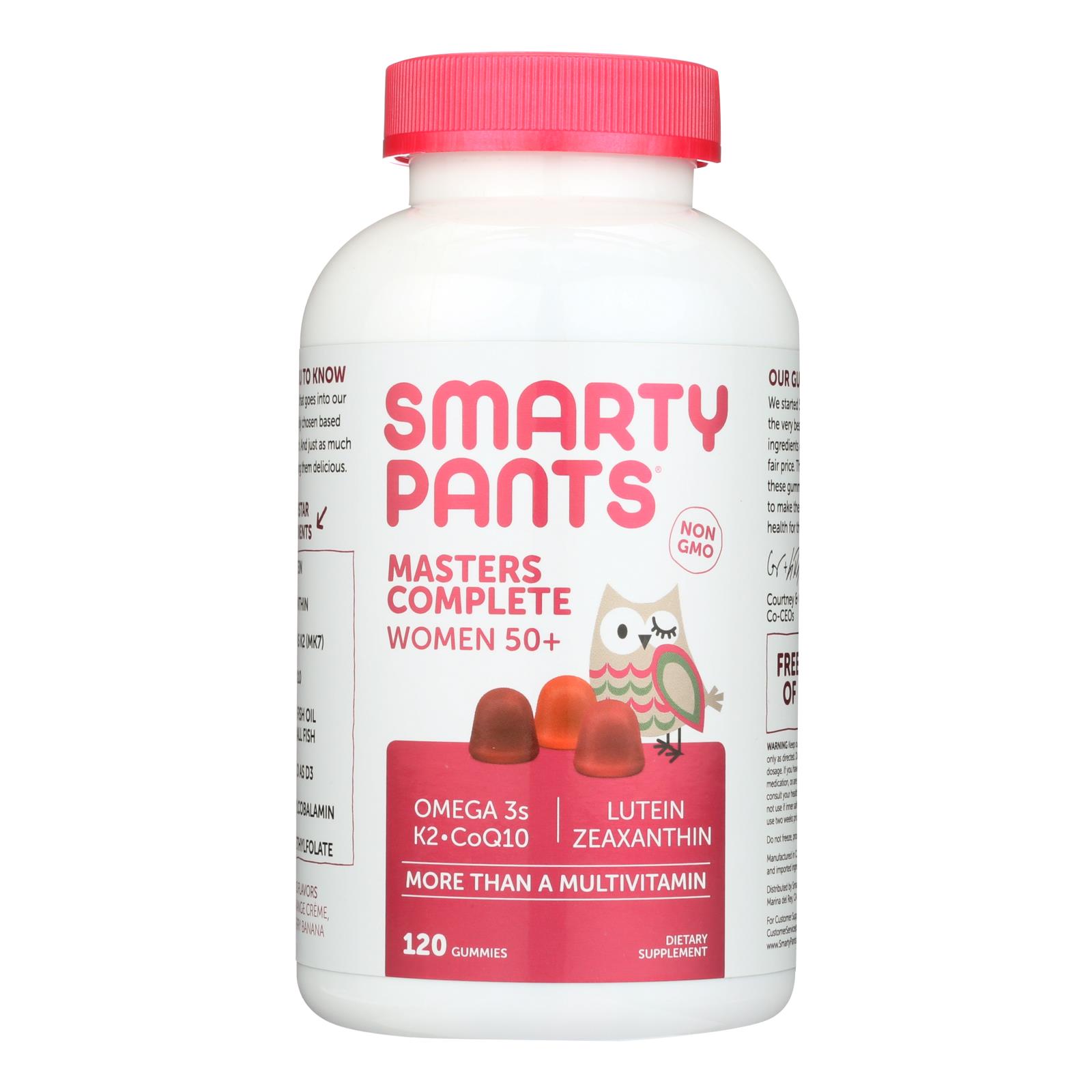 Smartypants Masters Complete Women 50+ Blueberry Orange Crème Strawberry Banana Gummies - 1 Each - 120 CT