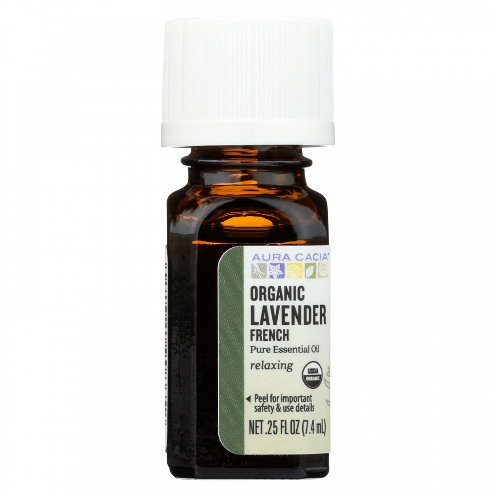 Aura Cacia - Essential Oil - French Lavender - Case of 1 - .25 fl oz.