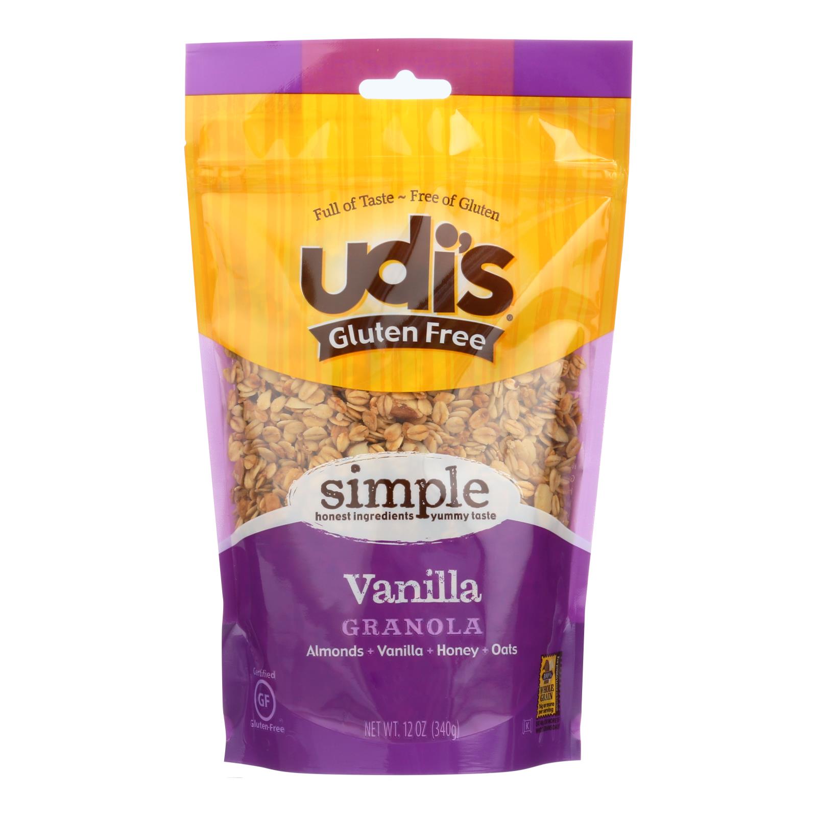 Udi's Granola, Vanilla - 6개 묶음상품 - 11 OZ