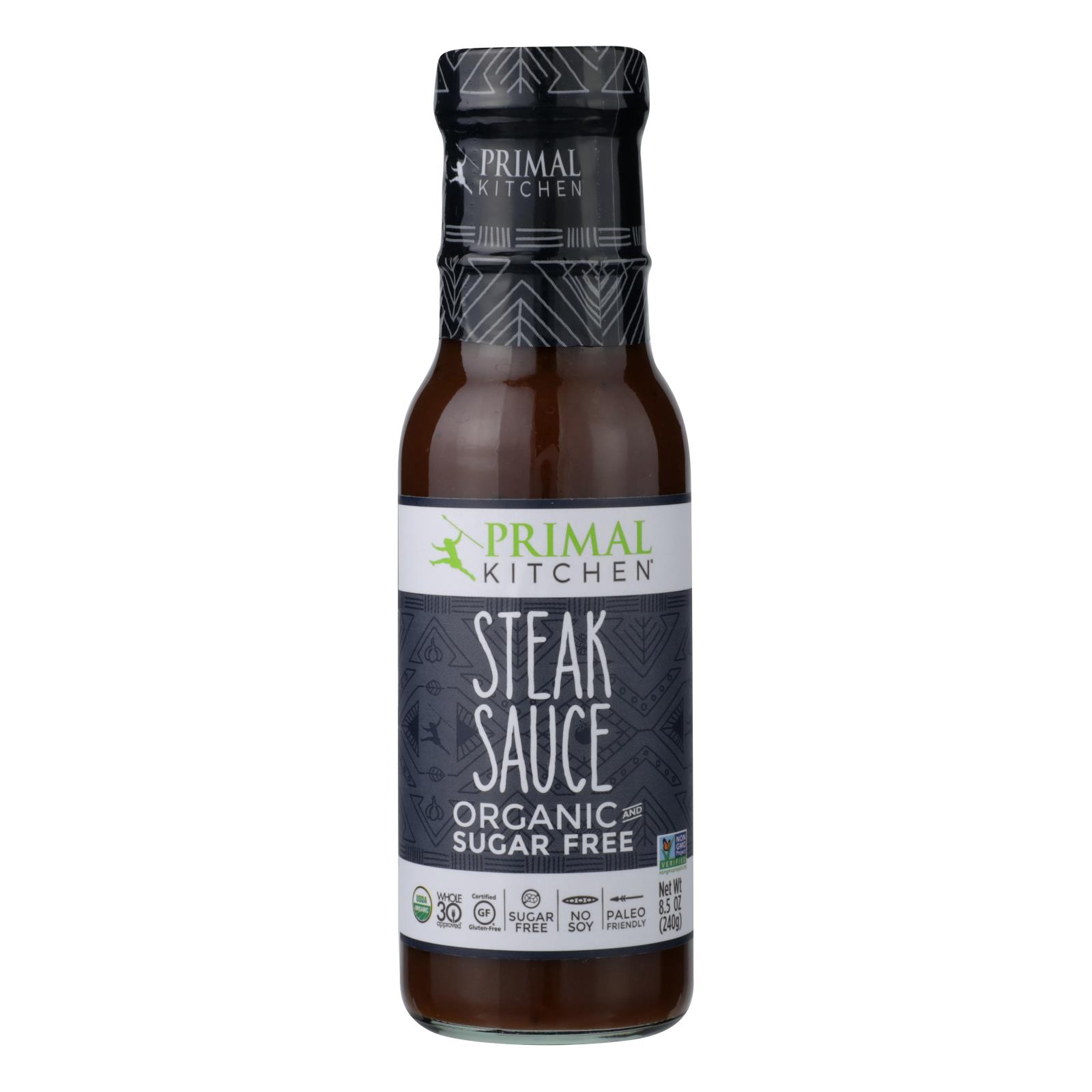 Primal Kitchen - Steak Sauce Sugar Free - Case of 6 - 8.5 OZ