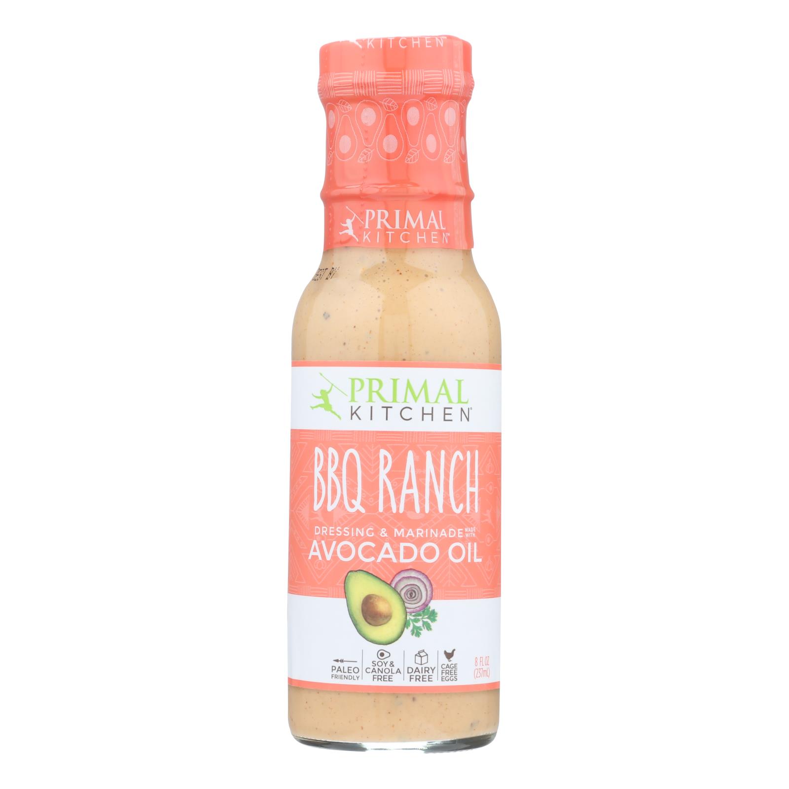 Primal Kitchen - Dressing BBQ Ranch Avo Oil - Case of 6 - 8 FZ