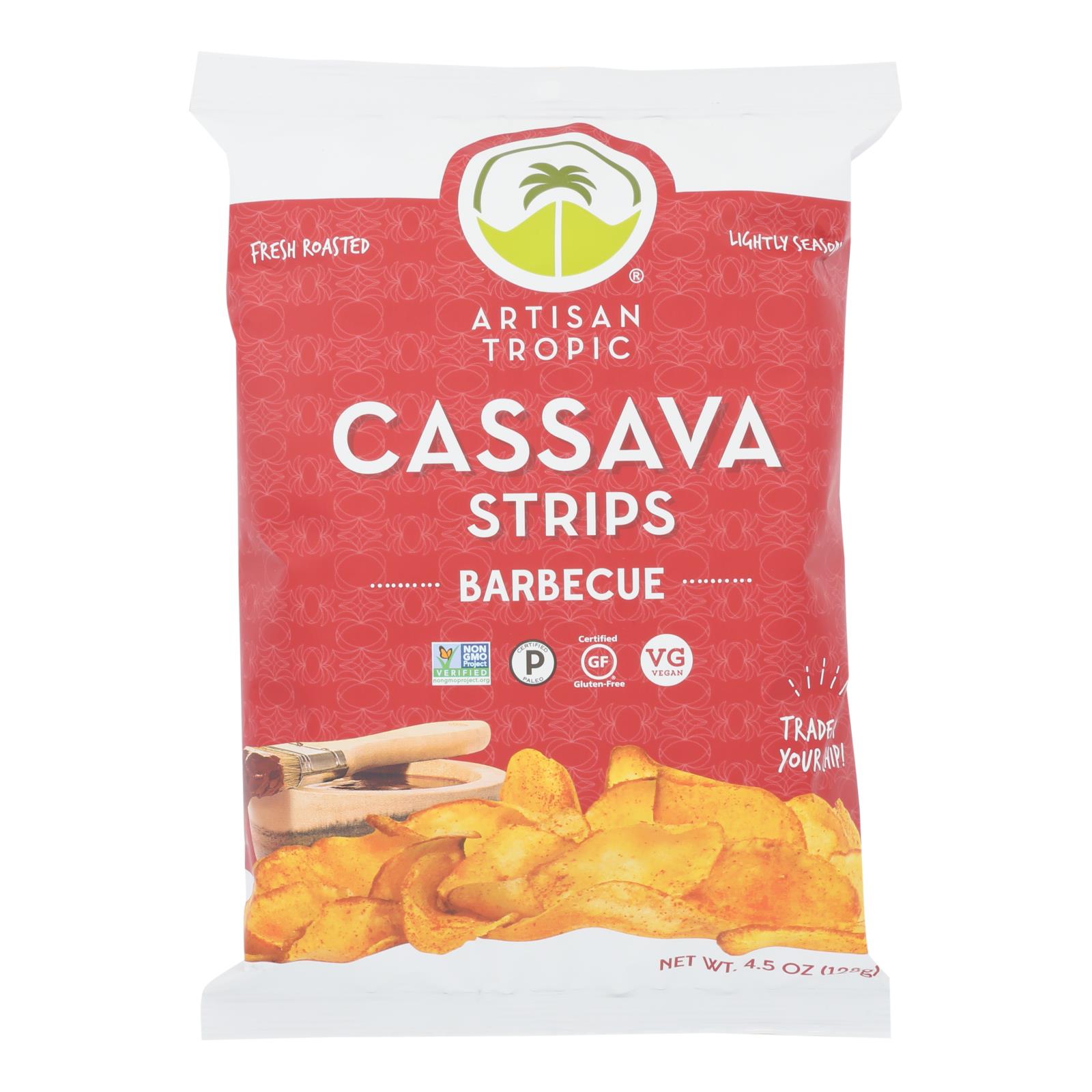 Artisan Tropic - Cassava Strip BBQ - Case of 12 - 4.5 OZ