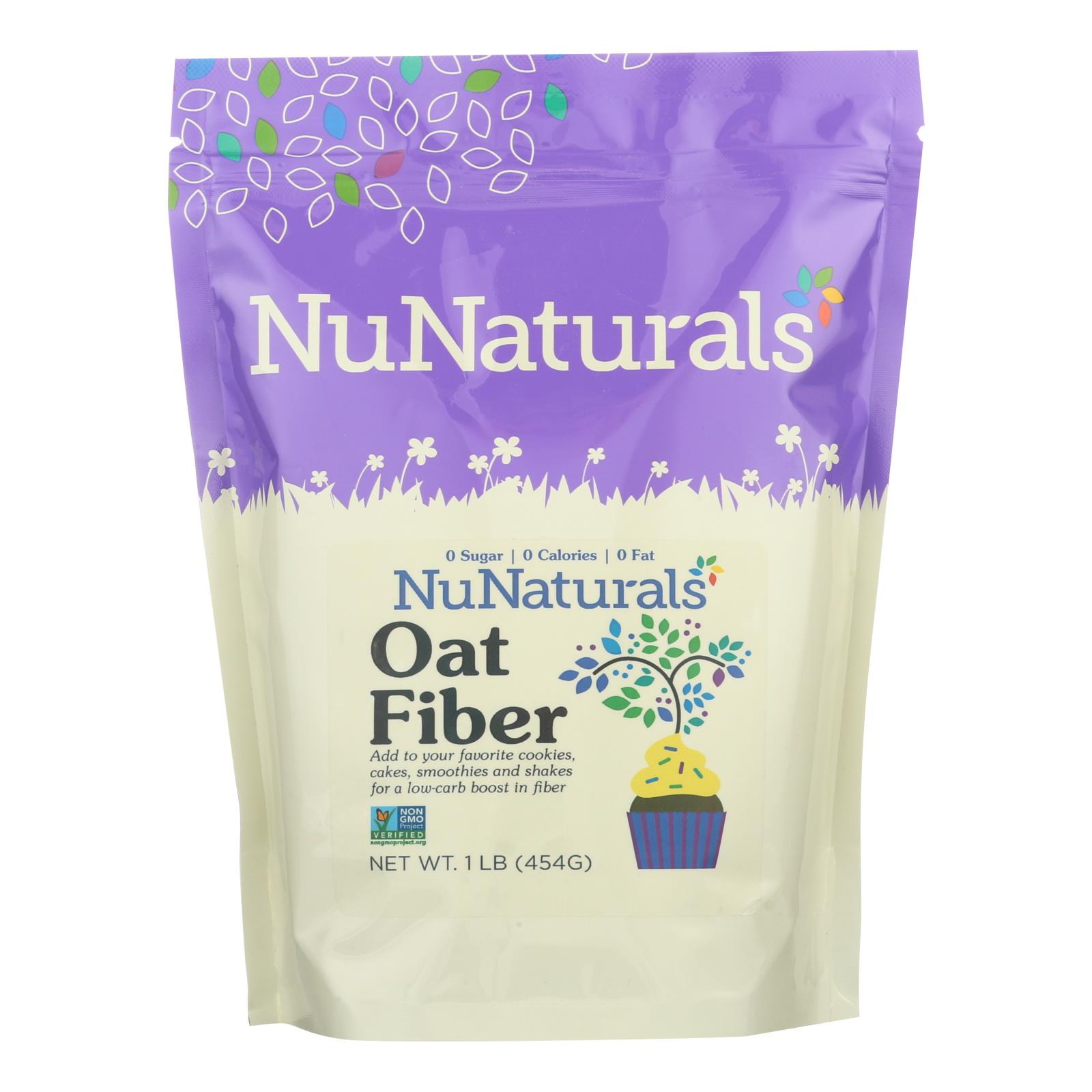 Nunaturals - Oat Fiber - 1 Each - 1 LB